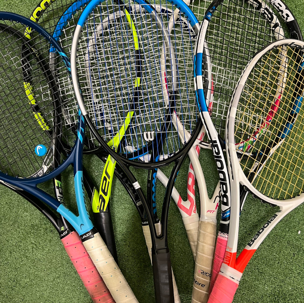 Ex-demo tennis rackets at JG Rackets