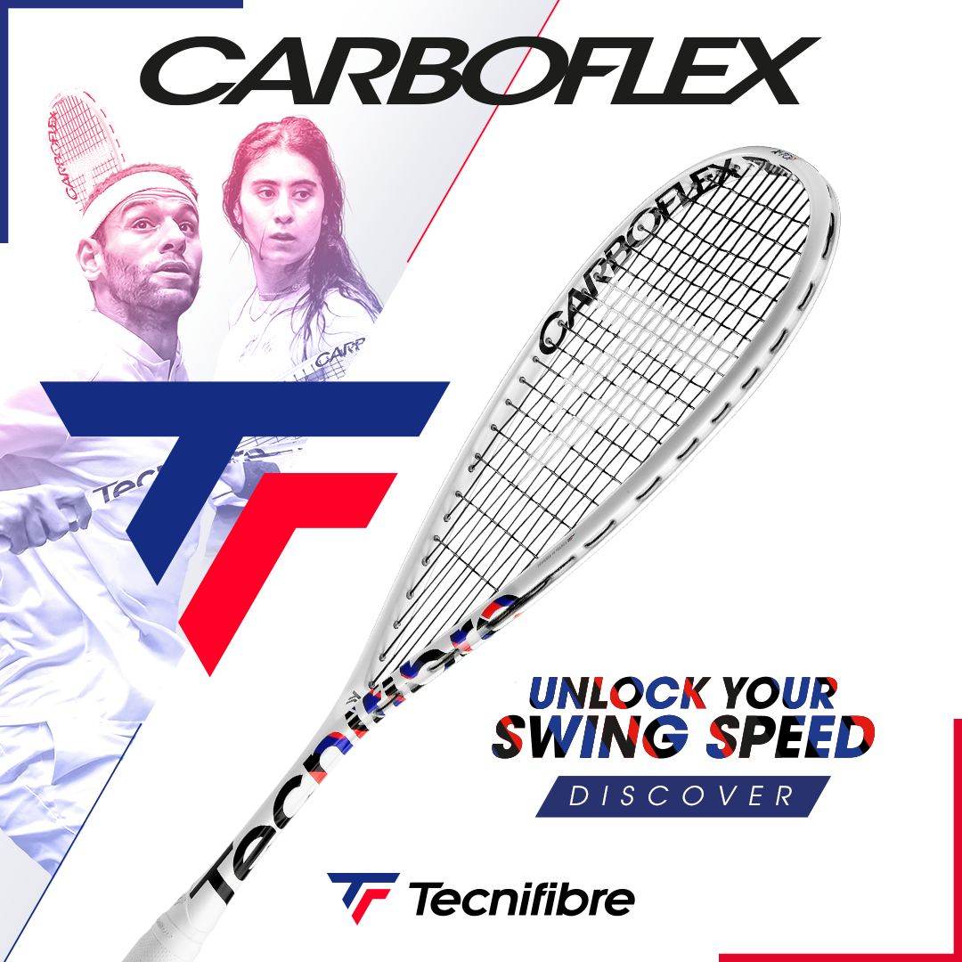 Webbed Rackets 2024 Tecnifibre Carboflex 125 X-Top Squash Racket V2 – JG Rackets