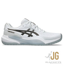  Asics Gel Challenger 15 Hardcourt Mens Tennis Shoe White/Gunmetal