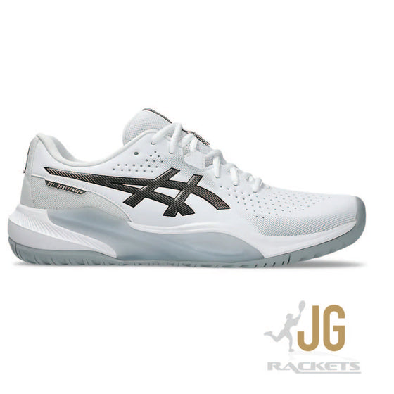 Asics Gel Challenger 15 Hardcourt Mens Tennis Shoe White/Gunmetal