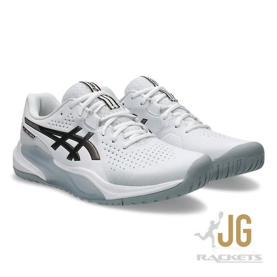 Asics Gel Challenger 15 Hardcourt Mens Tennis Shoe White/Gunmetal
