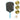 Six Zero Coral 16mm Lightweight WidebodyMisty Blue Pickleball Paddle