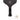 Six Zero Coral 16mm Hybrid Pickleball Paddle Black
