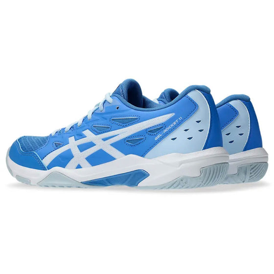 Asics Gel Rocket 11 Womens Indoor Shoe Blue Coast/White