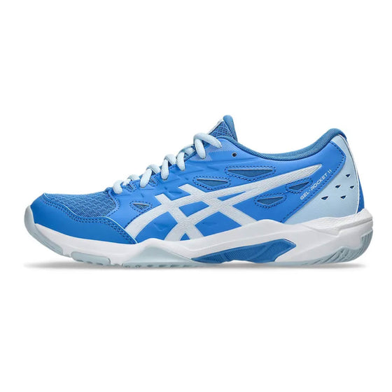 Asics Gel Rocket 11 Womens Indoor Shoe Blue Coast/White