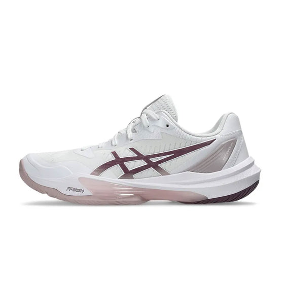 Asics Sky Elite FF Lo 2 Womens Indoor Shoe White/Watershed Rose