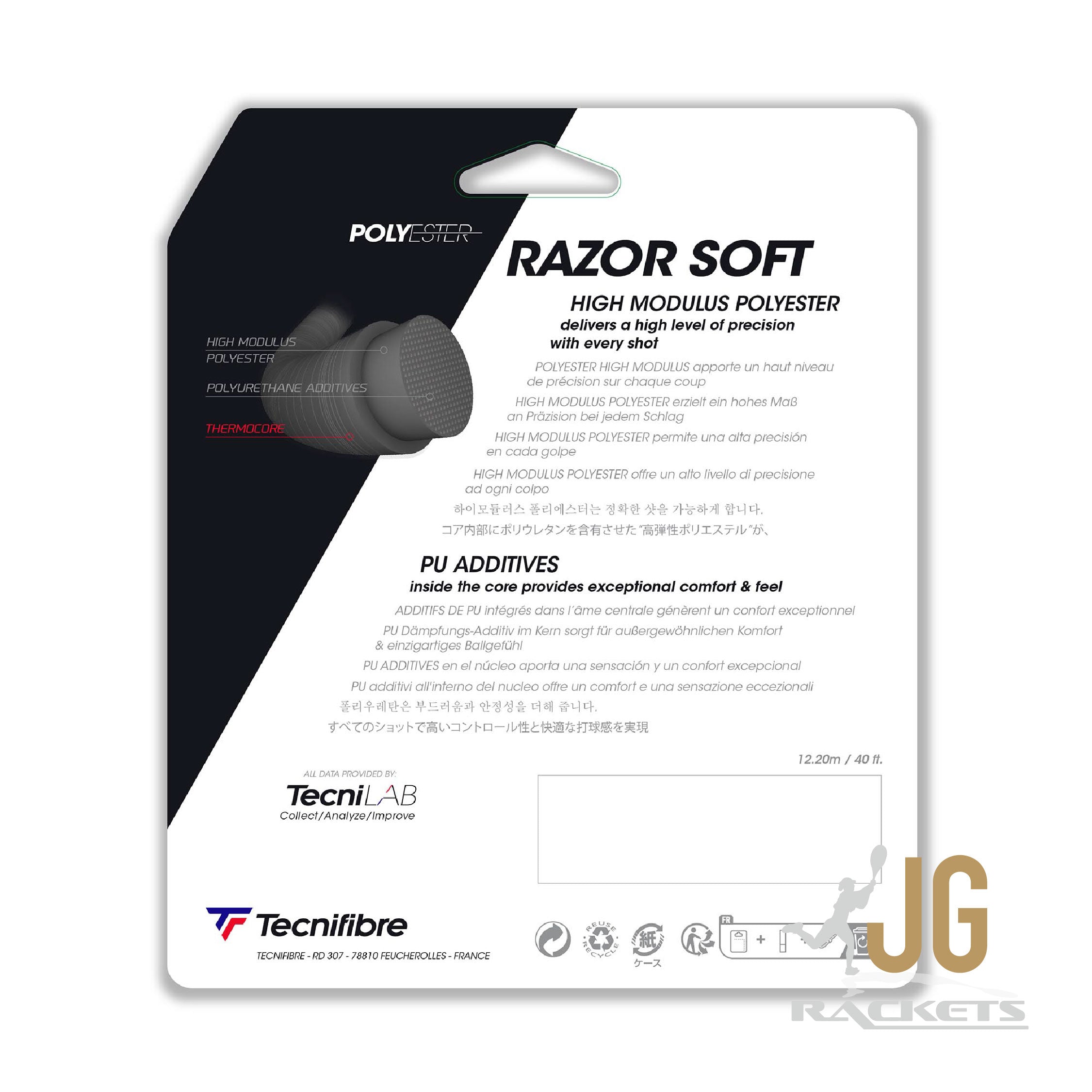 Pull String Razor Tecnifibre Razor Soft Tennis String 1.25mm – JG Rackets
