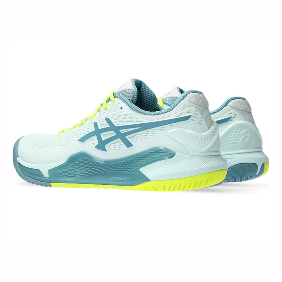 Asics GEL-Resolution 9 Womens Tennis Shoe HARDCOURT SOOTHING SEA/GRIS BLUE
