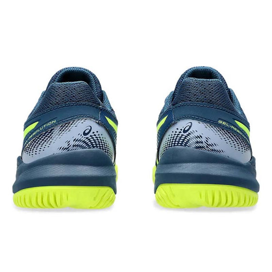 Asics Gel Resolution 9 GS Mako Blue/Safety Yellow