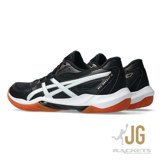 Asics Gel Rocket 12 Womens Squash Shoe Black/Gunmetal