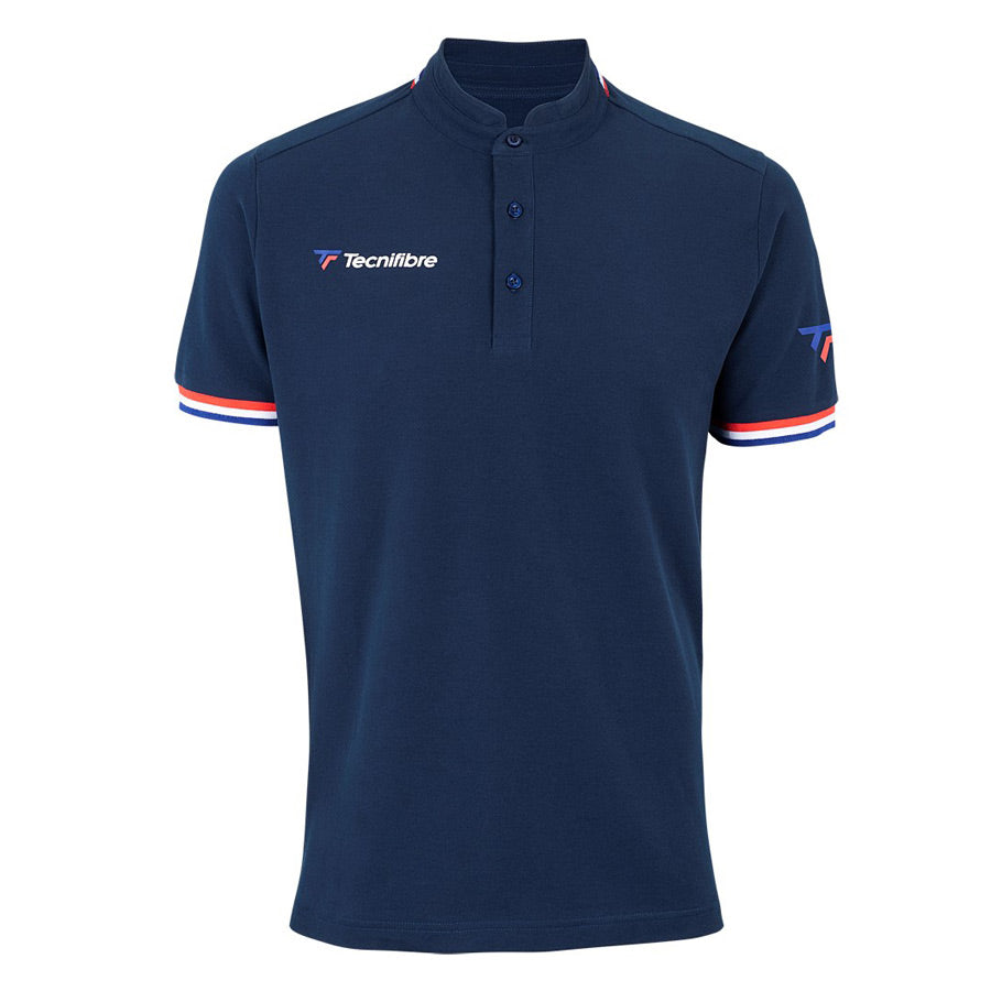 Tecnifibre Mens Pique Polo Marine – JG Rackets