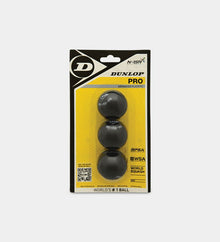 Dunlop Pro Squash Ball 3 Pack