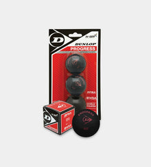  Dunlop Progress Squash Ball 3 Pack