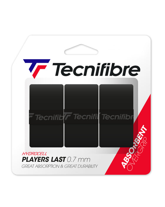 Tecnifibre Players Last Overgrip 3 pack