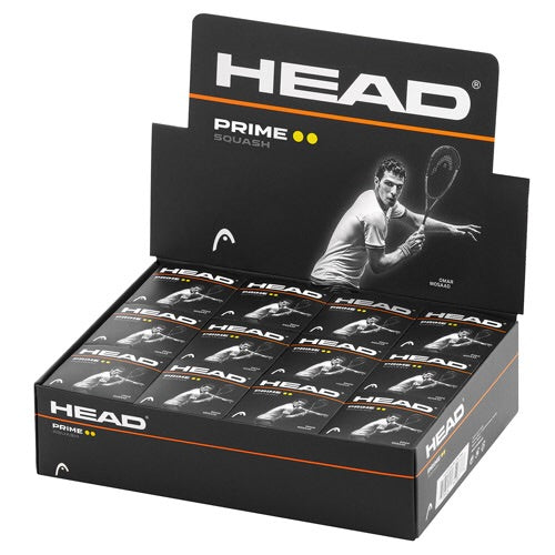 Head Prime Double Yellow Squash Ball