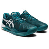 Tennis Shoe Mens Asics Resolution 8 Velvet Pine/White